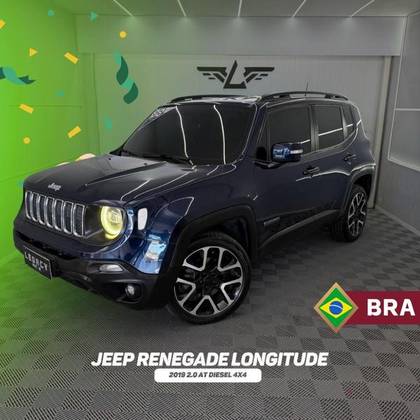 JEEP RENEGADE 2.0 16V TURBO DIESEL LONGITUDE 4P 4X4 AUTOMÁTICO JEEP RENEGADE 2.0 16V TURBO DIESEL LONGITUDE 4P 4X4 AUTOMÁTICO